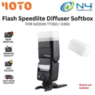 Flash Soft Light Box Portable Diffuser Flash Diffuser for Godox TT350 V350 TT520II TT520III V480 Fla