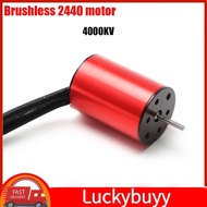 luckybuyy-my S2440 4000KV Brushless Motor Waterproof Replacement for Traxxas HSP Wltoys 1/16 1/18 RC