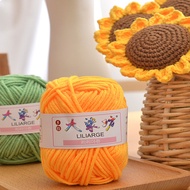 25g 5 Strands Milk Cotton Yarn Doll Yarn Baby Infant Wool Yarn Crochet Yarn Hand Knitting Yarn Whole