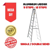 Aluminium Ladder 8 Steps 9 Steps 10 Steps 11 Steps 12 Steps Double Sided Single Sided Ladder Tangga 