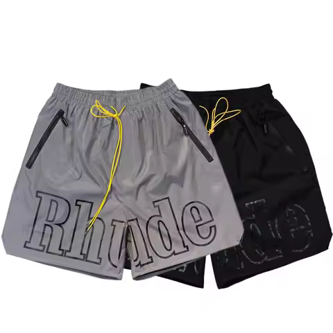 American High Street Rhude Casual Shorts Summer Hip-hop Multicolor Trend Sports Shorts Men Women