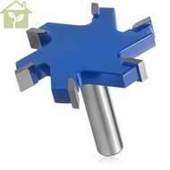 Flattening Router Bit 6 Flute Efficient Surfacing Router Bit Rustproof Slab Flattening Router Bit Ve