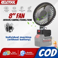 8 Inch Cordless fan makita Portable Camping Fan Kipas Bateri Tahan Lama High Power Mini Fan kipas ba