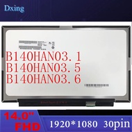 14.0 Inch Laptop LCD Screen B140HAN03.1 B140HAN03.5 B140HAN03.6 For Lenovo ThinkPad X1 Carbon 5th 6t