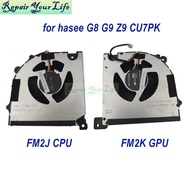 Computer Cooling CPU GPU Fan For Hasee G8-CU7PK G9-CU7PK Z9-CU7PK C8 Z9 CU7PK Notebook Cooler Radiat