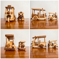 🔥ส่งฟรี🔥 รถตุ๊กตุ๊ก รถตุ๊กตุ๊กไม้ ของที่ระลึกไทย wooden tuk tuk Thai souvenirs ของฝากชาวต่างชาติ งาน