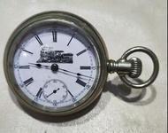 古董銀殼火車头陀錶