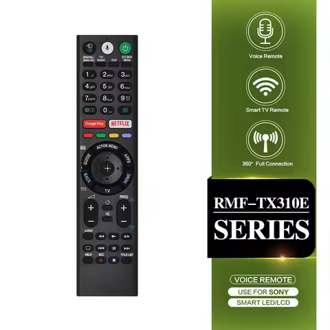 Voice Replacement Remote Control RMF-TX310E Suitable for Sony TV KD-43XG8388 KD-55XF8596 KD-55XF7596