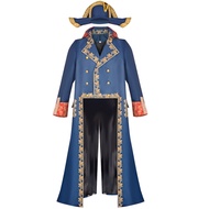 ≮704≯  18Th 19th Medieval Century Napoleon Cosplay Bonaparte Costume French Emperor Cosplay Military
