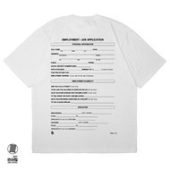Employment Work Management Meme Shitpost Application T-Shirt DJA Fabric S-5XL