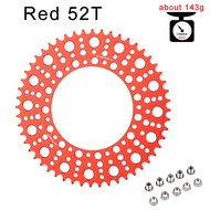 LP Litepro พับจานหน้าจักรยาน52T 56T 58T 130BCD แสงพิเศษกลวง BMX แคบกว้างโซ่