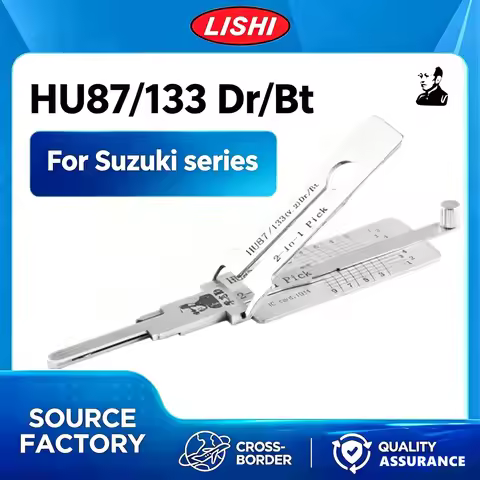 Lishi HU87 HU133 2-in-1 Dual Function Lock Pick & Code Reader Tool for Suzuki Alto Swift Jimny Door