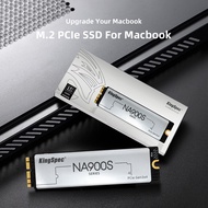 Kingspec 256GB 512GB 1TB M2 SSD Pcie NVME สำหรับ2013 2015แม็กบุ๊กโพรจอเรติน่า A1502 A1398 Macbook Ai