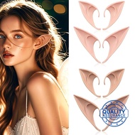 Halloween Elf Ears Cosplay Props Elf Ears Vampire Teeth Ears Fairy Fake I7k0