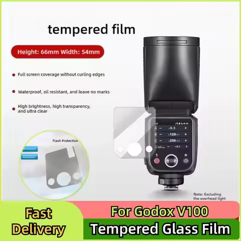 Screen Protector Film For Godox V100 Light Screen Protector Tempered Glass Film For Godox V100 LCD D