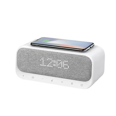 Soundcore Wakey altavoces alimentados para Anker con reloj despertador sonido estereo Radio FM ruido