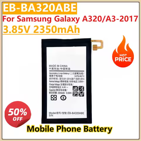 EB-BA320ABE 3.85V 2350mAh Mobile Phone Battery For Samsung Galaxy A3 A5 A6 A7 A8 A9 Star 2015 2016 2