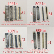 2-10Pcs LCD Display Screen Battery Flex Usb Charger Charging FPC Connector Plug Jack For Xiaomi M MI