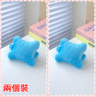 法蘭絨呵護手腕小枕頭7.5*6.5CM-天空藍兩個裝