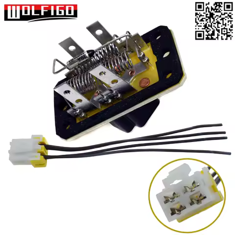 HVAC Heater Blower Motor Resistor W/ Plug for Ford F-150 F-250 F-350 Super Duty 1997-2004 Pickup 4L3