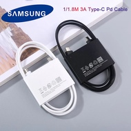 Origianl 3A 1/1.8M USB TYPE-C PD Cable Adaptive Fast Charging 15W/25W/35W/45W/65W Cable For Samsung 