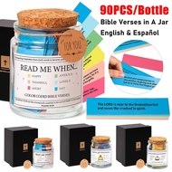 Bible Verses In A Jar Color Coded Bible Verse for Emotions and Feelings Spiritual Christian