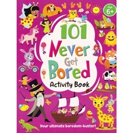 101 NEVER GET BORED ACTIVITY BOOK AGE 6 + (PURPLE)