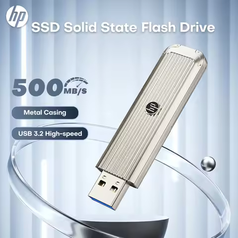 HP USSD Mobile Solid U Disk 500MB/S USB Flash Drive 1TB 512GB 256GB USB 3.2 Pen Drive Metal Solid St