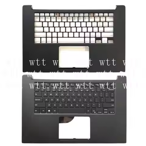 For Dell XPS 15 9550 Precision 5510 Laptop Upper Case Palmrest Cover Keyboard