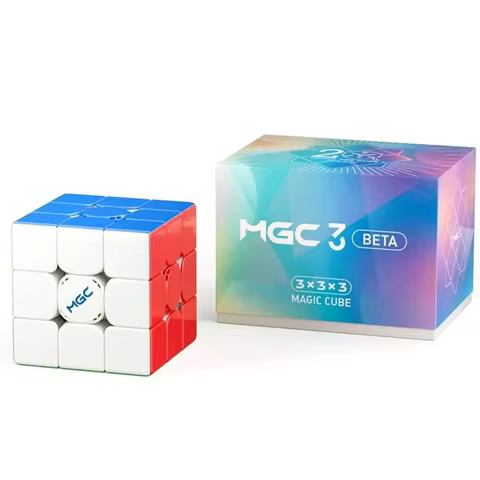 YJ MGC 3 Beta Magnetic Magic Speed Cube 3x3 Maglev Ball Core UV Stickerless Professional Fidget Toys