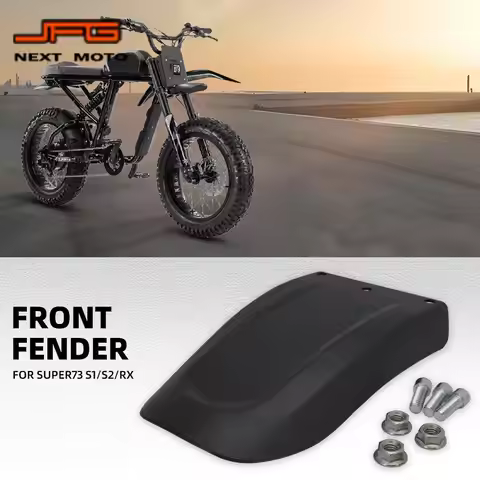 Motorcycle Plastic Parts Front Fender Mudguard For Super73 Super 73 S1 S2 RX Off-Road Motocross Dirt
