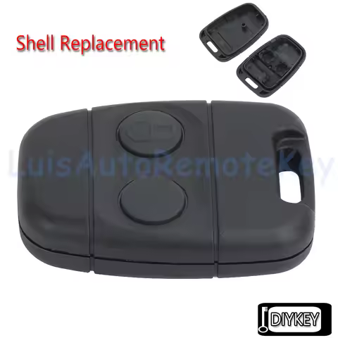 2 Buttons Case Remote Car Key Fob Shell Cover Replacement for Land Rover Discovery 1 Freelander for 