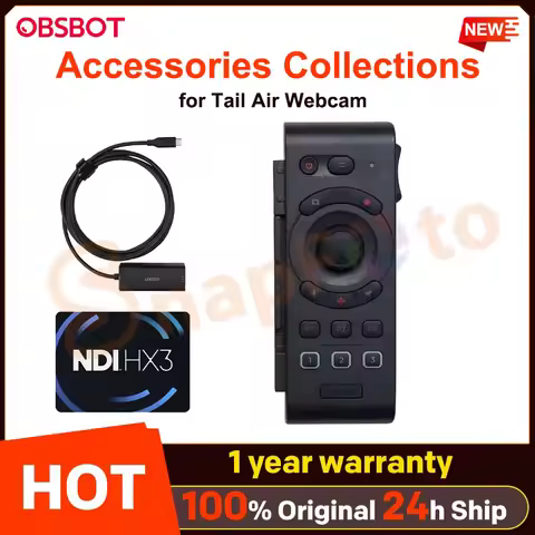 OBSBOT-Accessories Collections for Tail Air Webcam NDI License Key/Smart Remote/ND Filter Set/USB-A 