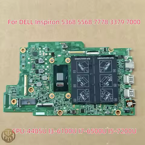 For DELL Inspiron 5368 5568 7778 3379 7000 Laptop Motherboard 08DX5J 0809FW 0YG0DJ 0PG0MH 0C1HX7 0PJ