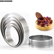 ONLYGOODS Tartlet Molds Perforated Decorating Tool DIY Circle Mould