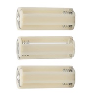 Fielect 3Pcs AAA Battery Adapter Holder 3 x1.5V AAA Cylindrical Battery Storage Holder Case for Flas