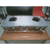 COD Kalan De Used Oil Stainless Steel Double Burner