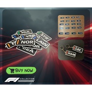 F1 Name Tag Keychains - Keychain F1 Keychain