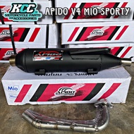 APIDO PIPE V4 MIO SPORTY, FINO, SOUL CARB