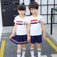 Summer Children's School Uniform 2018 New Style Boys Girls Primary School Students School Uniform Br