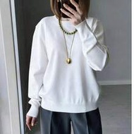 Plus Size 1XL-4XL Basic Warm Women Knitted Sweater Top, Long Sleeve, Autumn/Winter White Fall