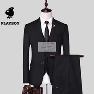【可開發票】PlayBoy西裝 成套西裝 商務西裝 休閒西裝 西裝外套 伴郎 新郎 面試 西裝外套送領帶