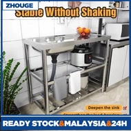 Sinki Dapur Singki Dapur Kitchen Sink With Stand Sinki Stainless Steel Kitchen Sink Rack Outdoor Sin