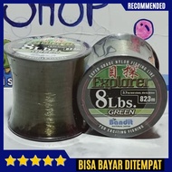 Senar Pancing Bandit Explorer HIJAU Made in Japan - Super Grade Nylon Fishing Line - Warna senar Hij