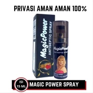 HTM - Tissue / Magic Power - Antiseptic Magic Power Spray ( Kotak Hitam )Isi 1Botol | Tisu Magic Pow