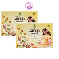 Combo of 2 boxes of Lac Lac gourd cereal, 30 nutritional supplement packs for healthy pregnant mothe