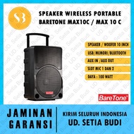 Speaker Wireless Portable Baretone MAX10C / MAX 10 C