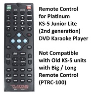 Extra Small Remote Control For Platinum KS-5 Junior Lite (2nd Generation) DVD Karaoke Player