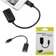OTG Cable Kit Micro Usb OTG Cable Connection