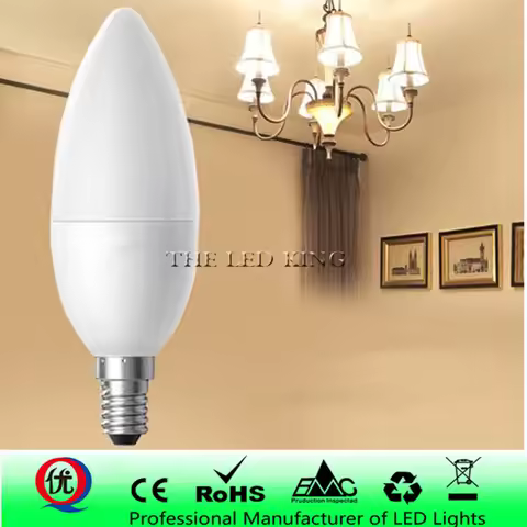 Energy Saving E14 E27 B22 E12 B15 5W 7W Led Candle Light Bulb Velas Led Lamp Decorativas Home Lighti